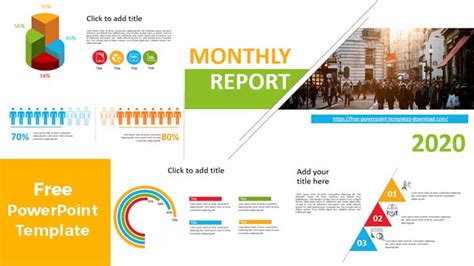 monthly report ppt presentation template free